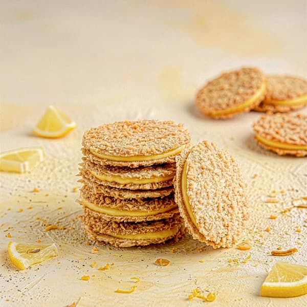 Glutensiz Limon Kremalı Kurabiye