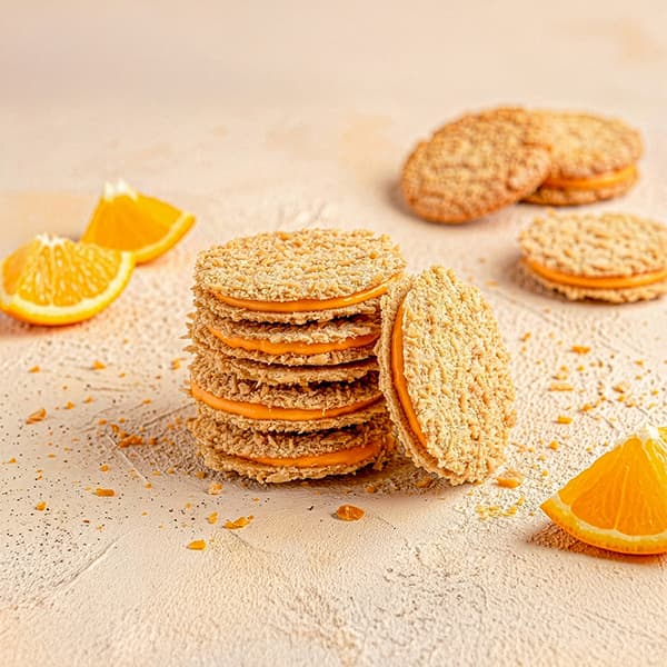 Glutensiz Portakal Kremalı Kurabiye