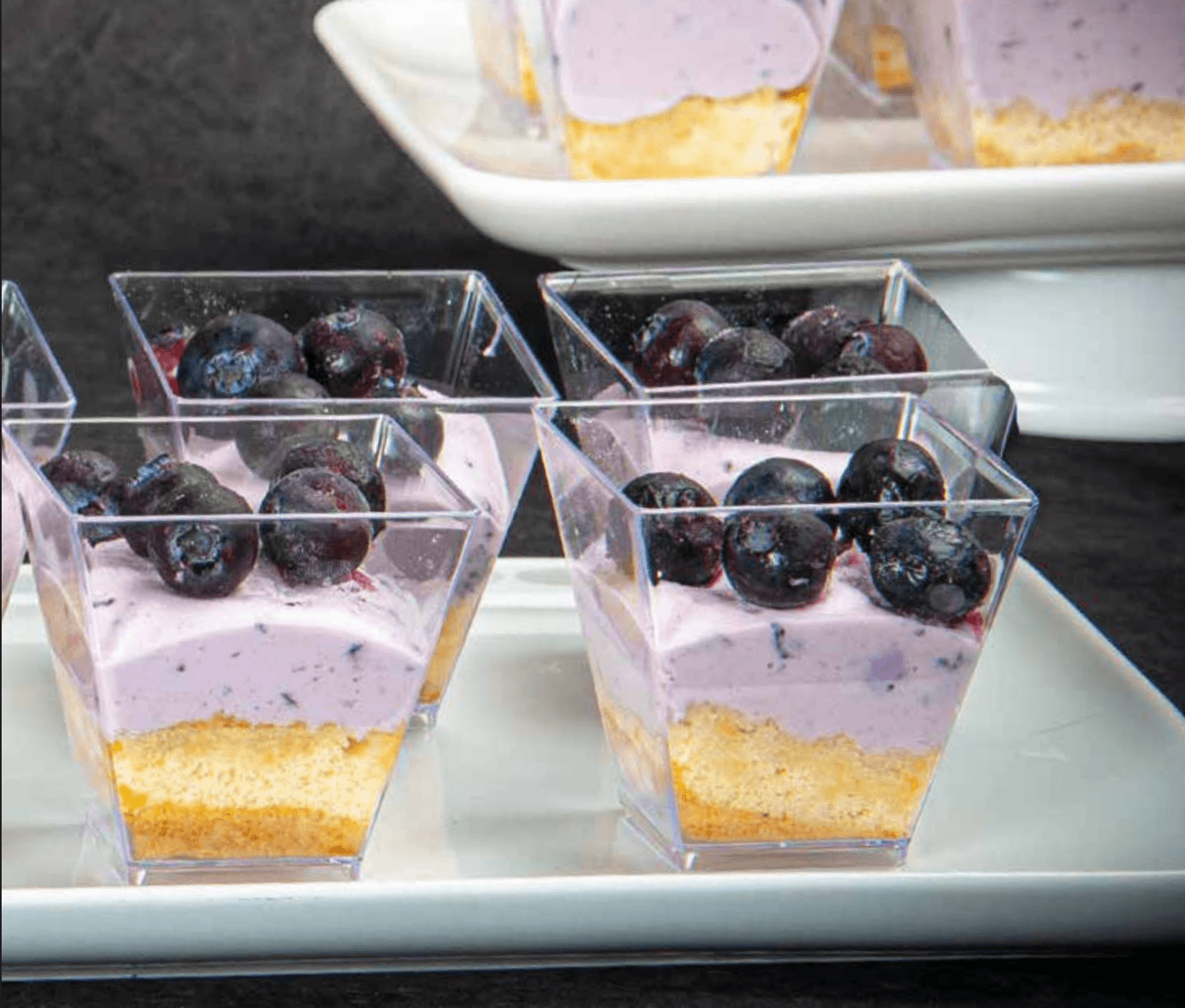 Glütensiz Yaban Mersinli Cheeseecake