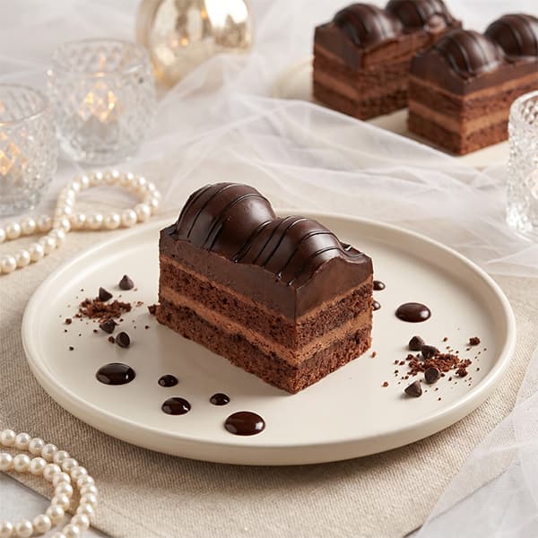 Siyah Profiterollü Pasta